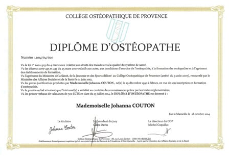 Mon diplôme